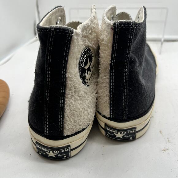 Converse Shoes Men 10.5 Chuck Taylor All Star \'70 HI Yin Yang Sherpa Shoes main image 8